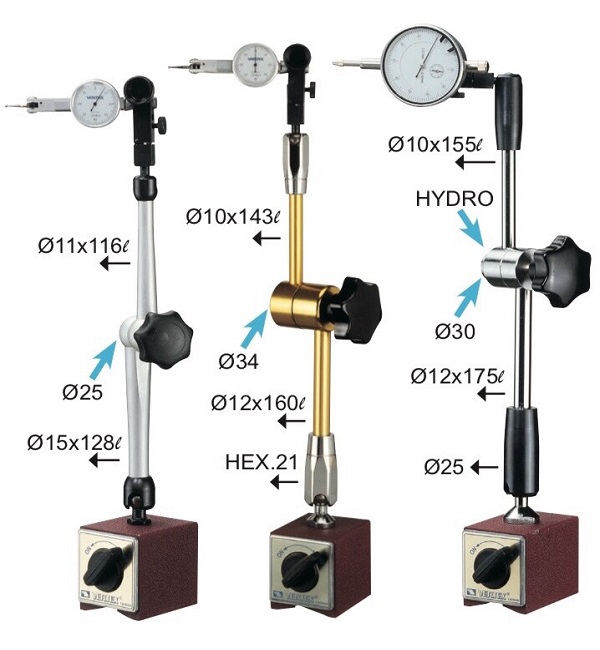 Cần Đế Từ gắn Đồng Hồ So VMB - Vertex